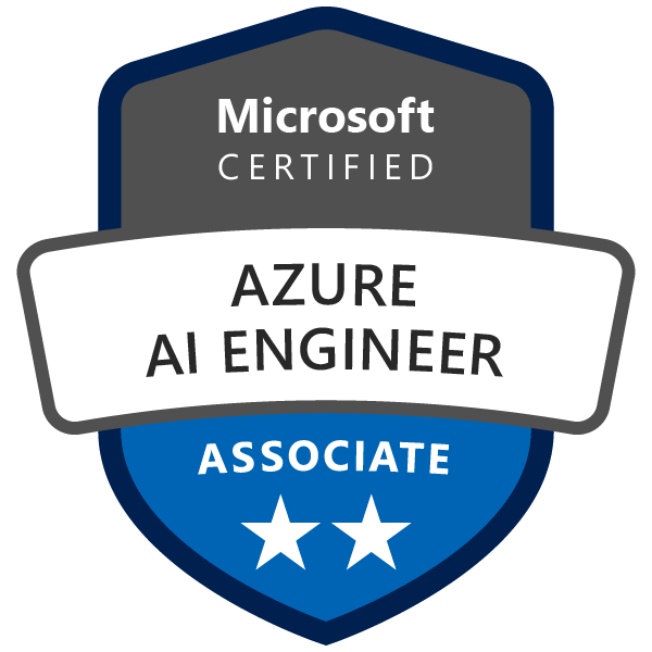 Microsoft Certified: Azure AI Engineer Associate